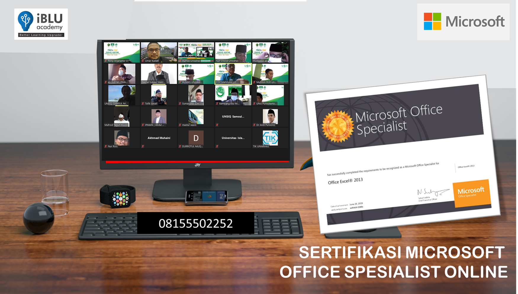 Read more about the article Cara Mendaftar Pelatihan dan Sertifikasi Microsoft Office Spesialist Online 2021