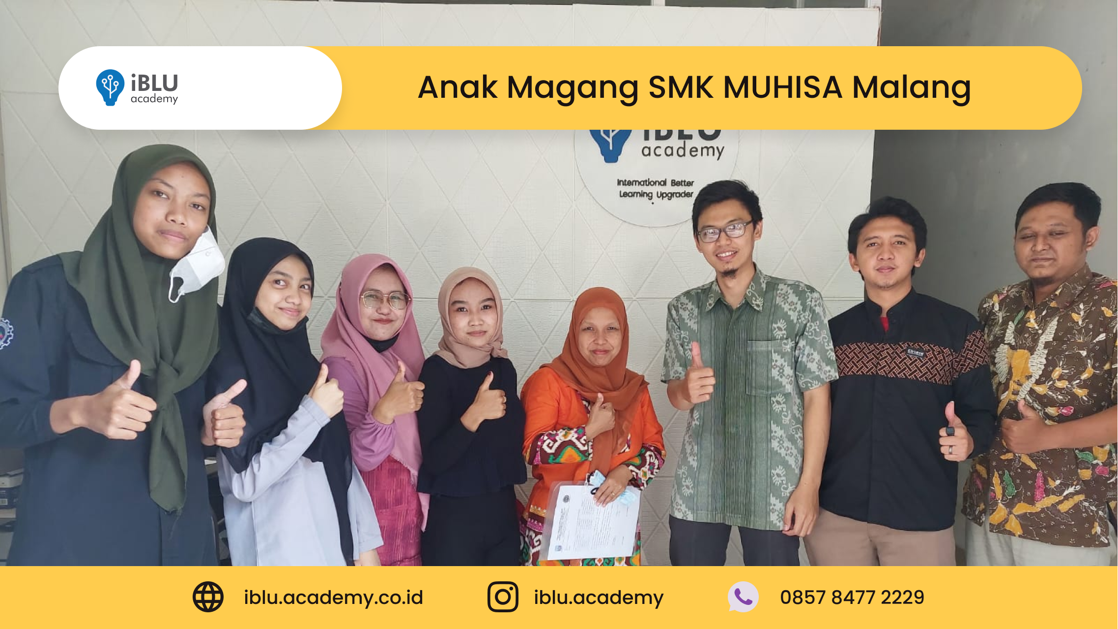 Read more about the article Praktik Kerja lapangan SMK Muhammadiyah 01 Malang di PT.iBLU-Academy