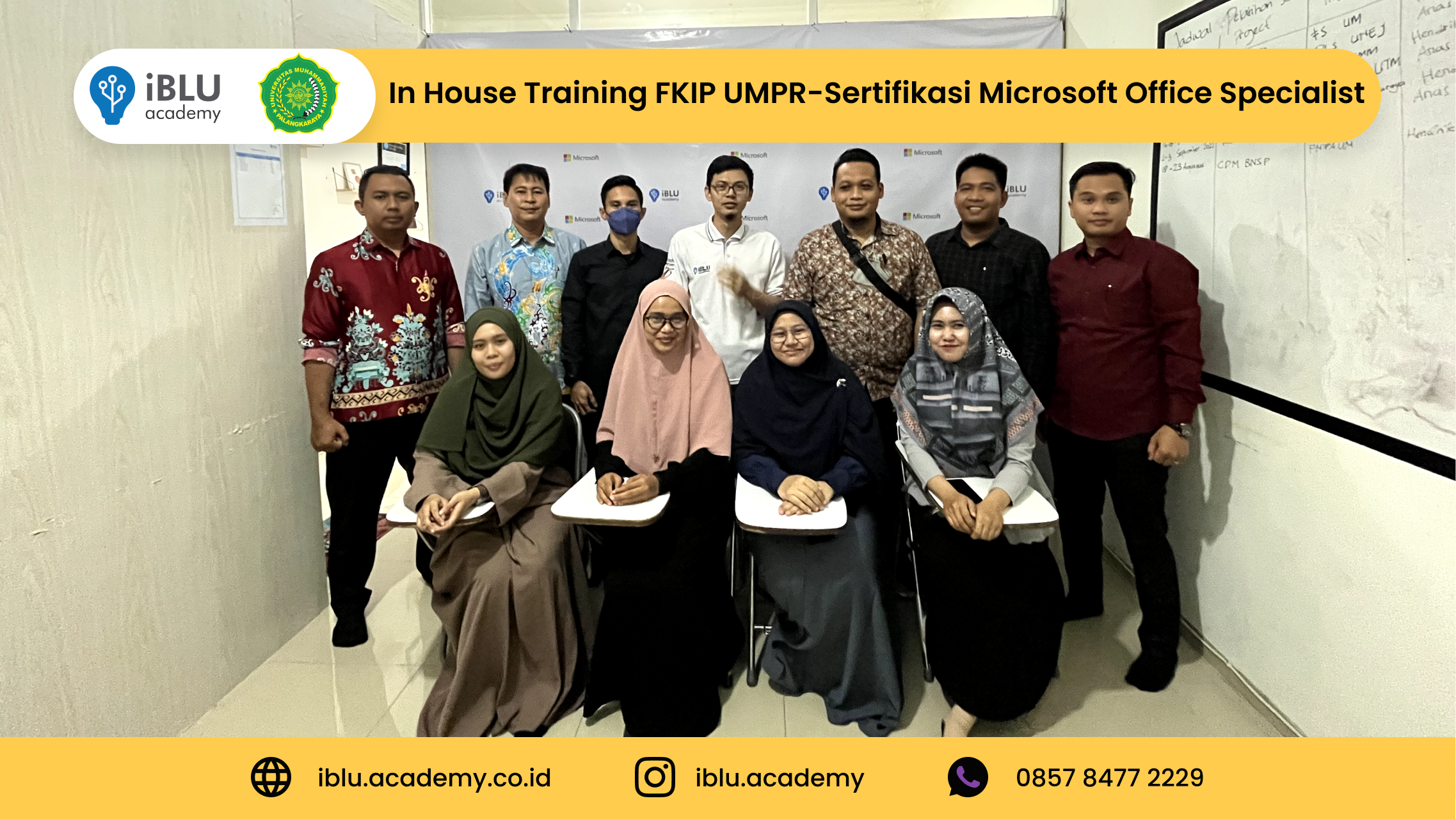 Read more about the article Sertifikasi Microsoft Office Specialist Power Point Univesitas Muhammadiyah Palangkaraya – in House Training￼