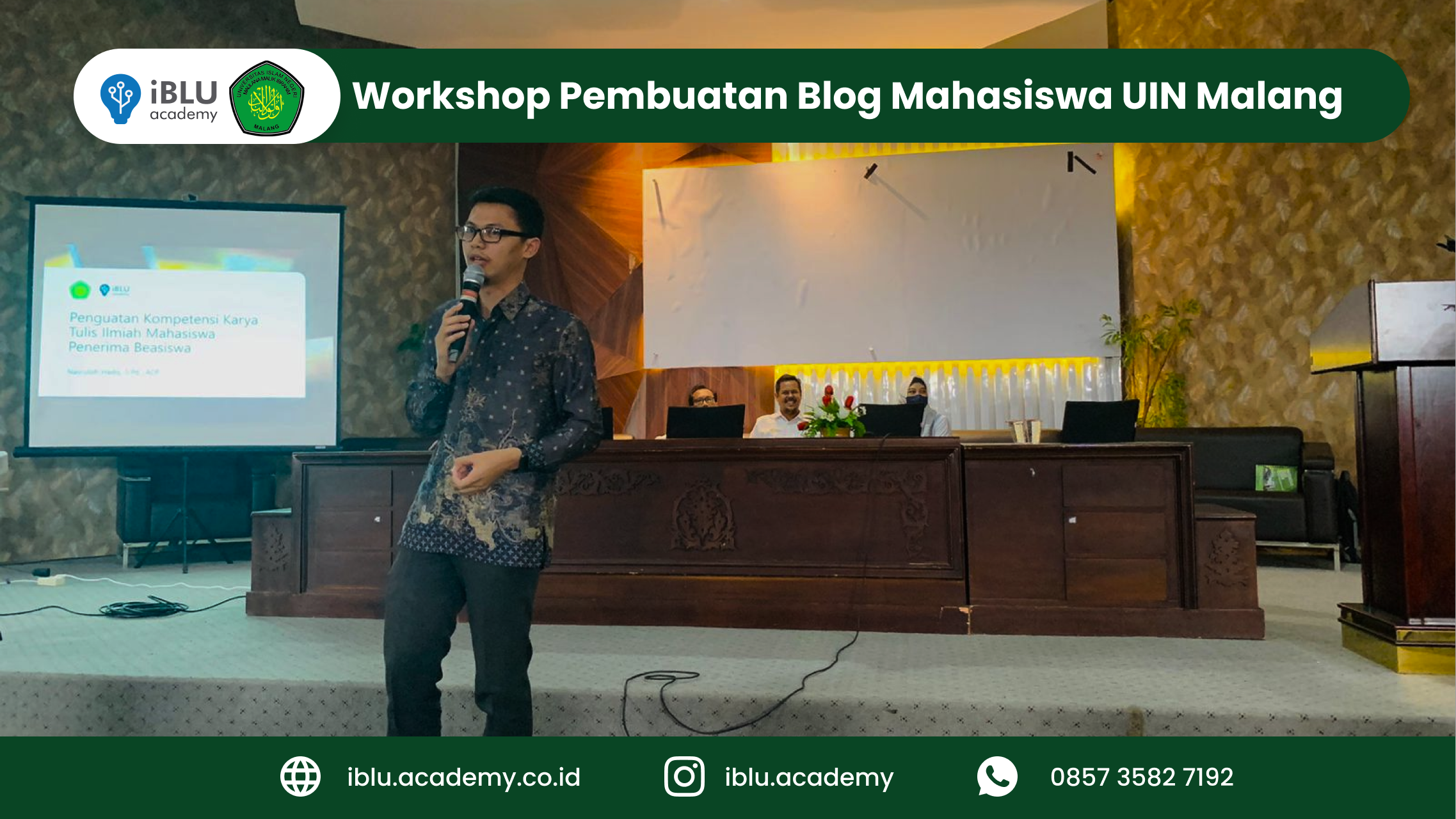 Read more about the article Workshop Pembuatan Blog Mahasiswa UIN: Meningkatkan Keterampilan Digital dan Visibilitas Online