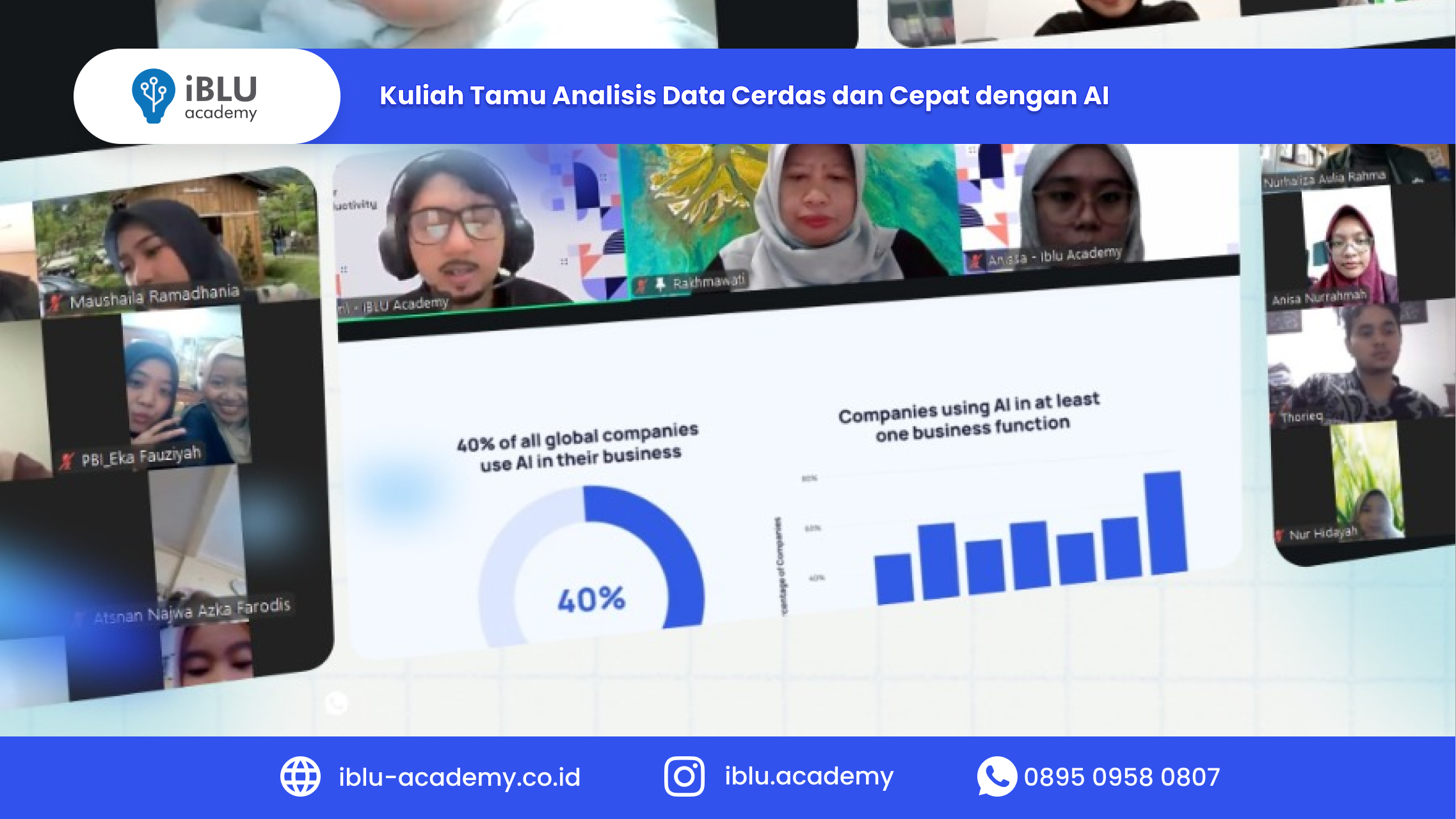 You are currently viewing Meningkatkan Literasi Digital Mahasiswa: Kuliah Tamu IBLU Academy Bahas Analisis Data Cepat dengan AI di Prodi Pendidikan Bahasa Inggris UINSA
