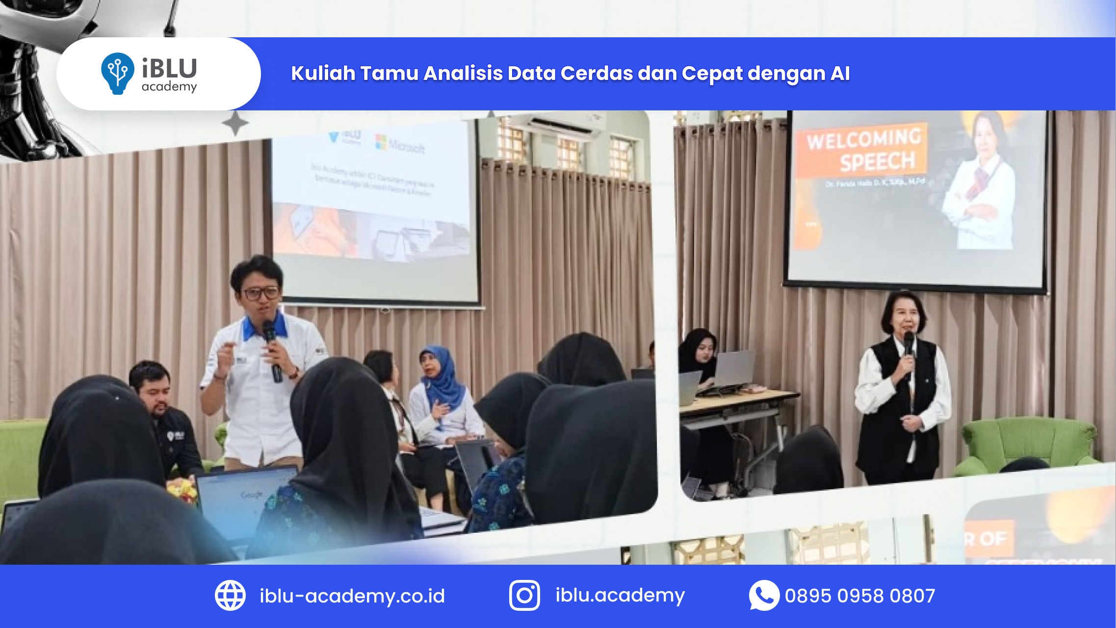 You are currently viewing Integrasi AI dalam Kesehatan: Kuliah Tamu IBLU Academy di Poltekkes Malang Bahas Analisis Data Cerdas dan Cepat