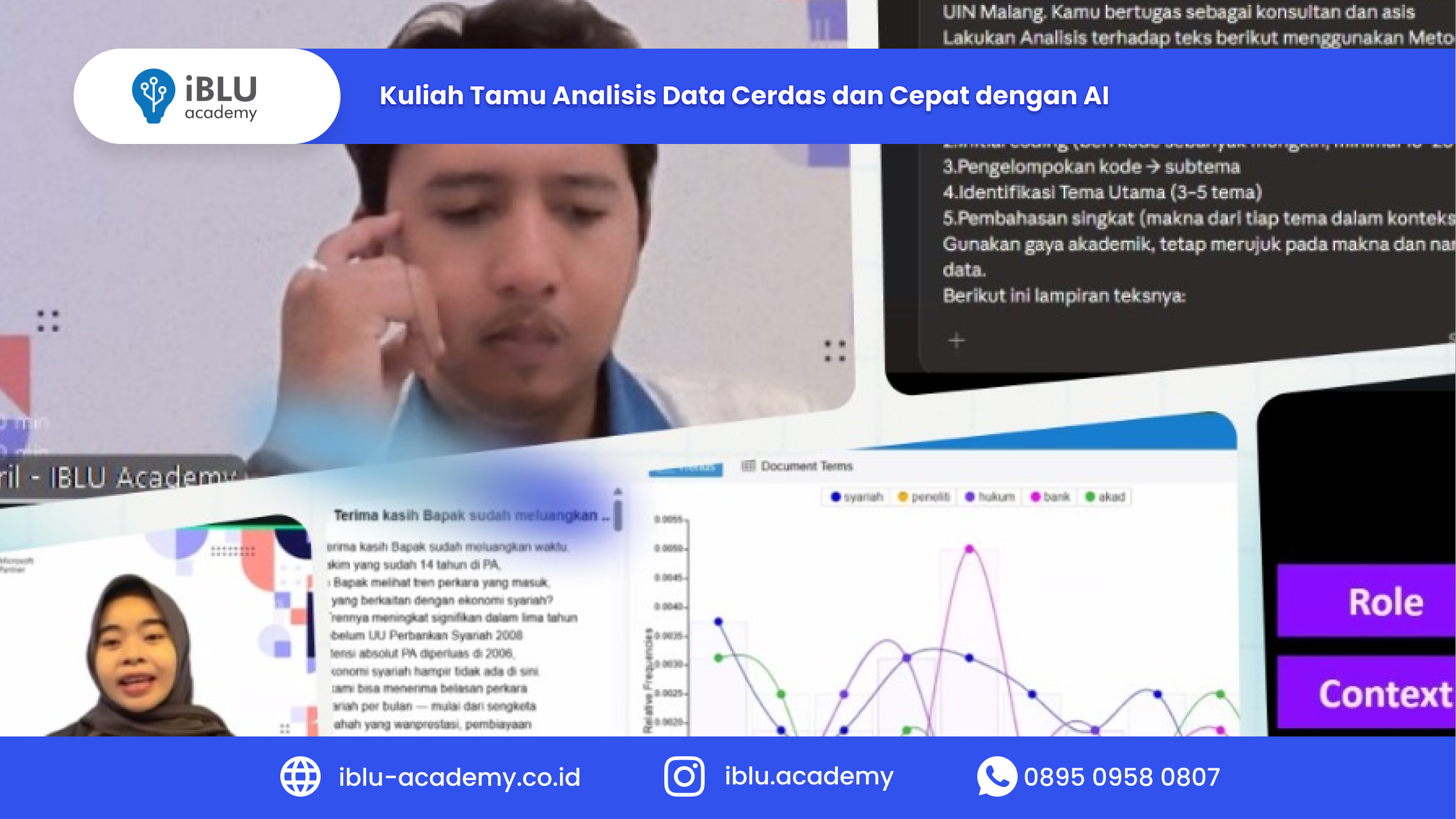 You are currently viewing Mendorong Literasi Digital di Era AI: Kuliah Tamu IBLU Academy Bersama Fakultas Syariah UIN Malang