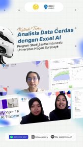 Read more about the article Menghubungkan Bahasa, Data, dan AI: Kuliah Tamu IBLU Academy Bersama Mahasiswa Sastra Indonesia UNESA