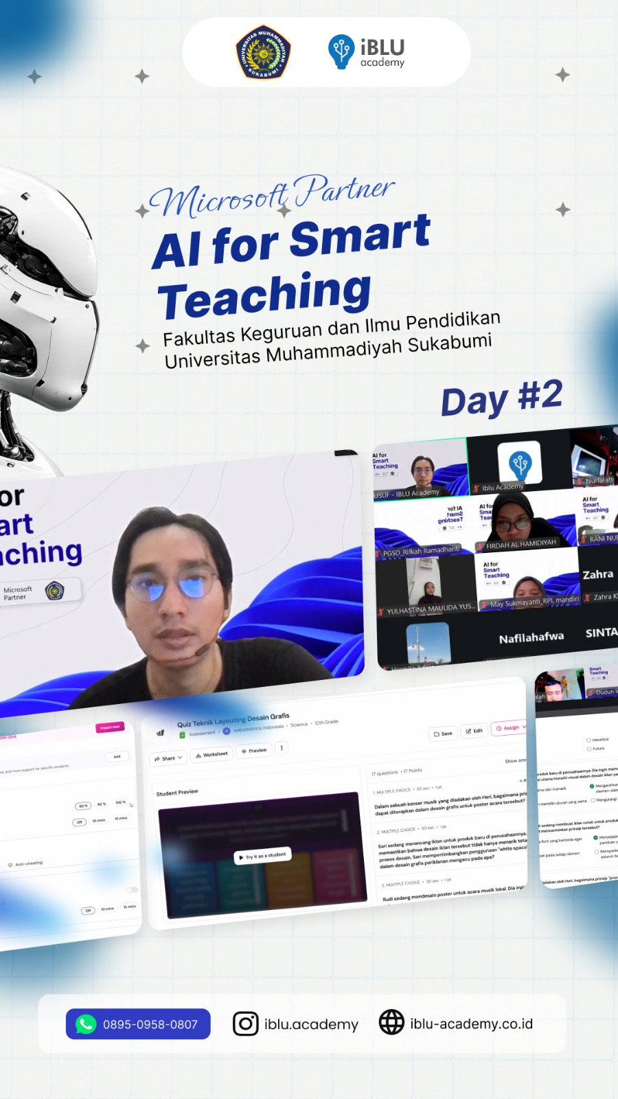 You are currently viewing FKIP UMMI 2026 dan Microsoft Partner Sukses Selenggarakan Sertifikasi AI for Smart Teaching untuk Meningkatkan Kompetensi Guru Masa Depan