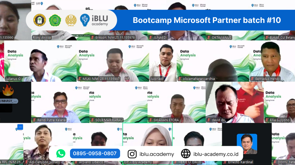 Bootcamp Microsoft Partner Batch 10 Iblu Academy